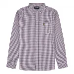 Рубашка Lyle & Scott Gingham, фиолетовый - фото