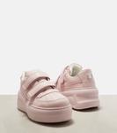 Кожаные платформенные кроссовки Face Acne Studios, Pastel Pink - фото 5