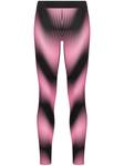 Rabanne легинсы с абстрактным принтом, розовый - фото