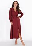 Платье faina Maxi dress, Burgundy/Bordeaux - фото