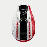 Шлем Alpinestars Supertech M10 Unite, Red/White Glossy - фото 2