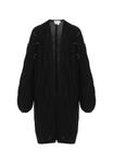 Вязаный кардиган Usha, черный - фото