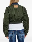 Бомбер с джинсовыми вставками Dsquared2, зеленый - фото 4