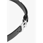 Ремень из однотонной кожи 35 мм John Richmond, Black - фото 3