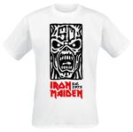 Футболка Iron Maiden Stamp Logo 3, белый - фото