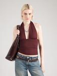 WEEKDAY Топ 'Aline' в цвете бордо - фото 3