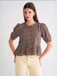 MixRay Блузка в коричневом цвете - фото 4