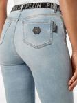 Philipp Plein джеггинсы с высокой талией, синий - фото 5