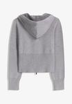 Кардиган Bershka ZIP-UP HOODIE, Dark Grey - фото 5