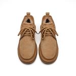 Зимние ботинки мужские коричневый Gzz - фото 4