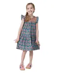 Детское платье «Фиона» с оборками. Pink Chicken, синий - фото 3