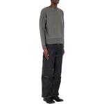 Хлопковый свитшот Maison Margiela, темно-серый - фото 8