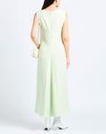 Макси платье Jil Sander, светло-зеленый - фото 4