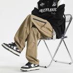 Повседневные брюки унисекс DANGERTIGER, Светлый хаки [Обычная посадка] - фото 7