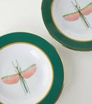 Набор из 2 фарфоровых суповых тарелок Libellula La DoubleJ, Libellula Green - фото 2