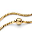 Ожерелье Pandora Snake Chain Necklace, золото - фото