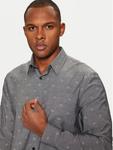 Рубашка стандартного кроя Guess, серый - фото 4