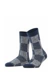 Носки Burlington Charming Checks, Midnight /Dark Blue - фото