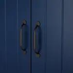 Консоль, синий/черный, 190х90 см, SKRUVBY IKEA - фото 5