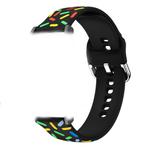 Ремешок Huawei Совместимость Силиконовый материал CHENSONG, Белая радуга - фото 3