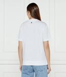 Футболка женская Joop! хлопковая с фирменным принтом, белый - фото 3