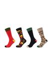 Носки Fun Socks 4 шт graphics, цвет lamb's wool - фото