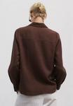 Блуза Mango Button-down blouse, Brown - фото