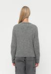 Кардиган Vero Moda VMNOVI O NECK BUTTON CARDIGAN, Medium Grey Melange/Mottled Grey - фото 3