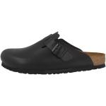 Сабо Birkenstock Clogs Boston Naturleder schmal, черный - фото