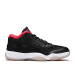 Кроссовки AIR JORDAN 11 RETRO LOW IE 'BRED' 2021, черный - фото