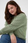 KAFFE CURVE Свитер 'KCloni' в зеленом цвете - фото 5