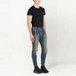 Средние обтягивающие джинсы BALMAIN, синие - фото 6