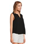 Топ Mod-o-doc Swing Henley Tank, черный - фото 2