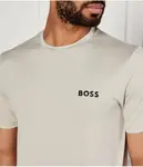 Футболка Check Touch Slim fit Boss Green, бежевый - фото 4