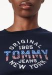 Футболка с принтом SLIM TEE Tommy Jeans, темно-синий - фото 6