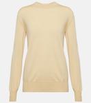 Шерстяной свитер Jil Sander, бежевый - фото