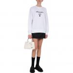 Толстовка женская Prada с принтом, белый - фото 3