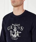 Свитер Regular fit Guess Jeans, синий - фото 4