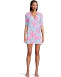 Женский комбинезон с юбкой Lilly Pulitzer Ibby, Multi Beachside Haven Engineered Romper - фото