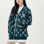 Свитер с логотипом Unisex Зеленый MLB - фото 4