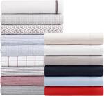 Tommy Hilfiger Комплект постельного белья Full, хлопковый перкаль, цвет красный в полоску Highland Ticking Stripe, с наволочками - фото 7