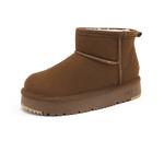 Снежные ботинки Women's Milk Tea UBZ, Hazelnut коричневый - фото