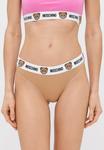 Трусы Moschino Underwear THONG 3 PACK, Black/Beige/Pink/Black - фото 4
