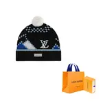 Шапка Louis Vuitton, черный / синий - фото 4