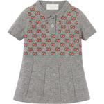 Платье fw25 для младенцев и малышей GUCCI, серый - фото