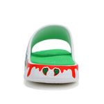 Шлепанцы унисекс молочно-белые/зеленые Peak - фото 5