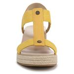 Босоножки на танкетке Calera Vionic, butter yellow nubuck & fabric - фото 2