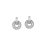 Серьги из белого золота с бриллиантовым паве Bulgari - фото