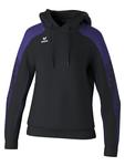 Толстовка erima, цвет schwarz/ultra violet - фото