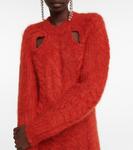 Мини-платье Dalima из мохеровой смеси Isabel Marant, Burnt Orange - фото 5